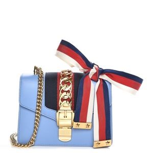 Authentic Gucci Sylvie Mini Bag (Barely used) in blue